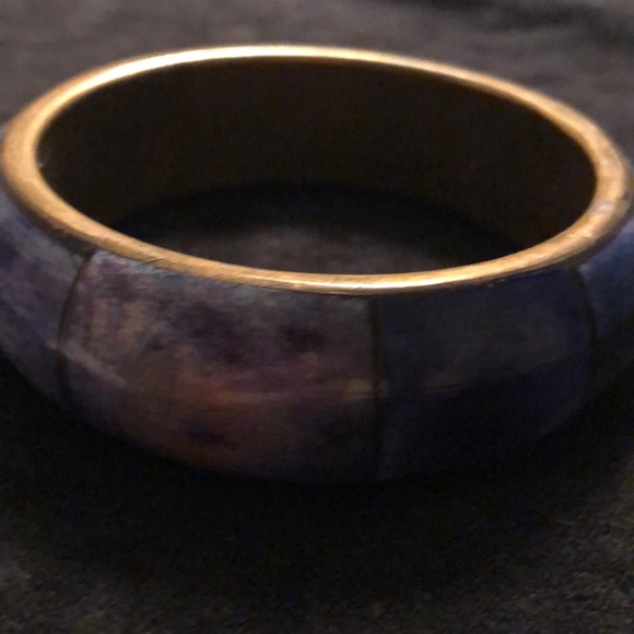 GORGEOUS VINTAGE BRACELET PURPLE BLUES - Picture 3 of 5